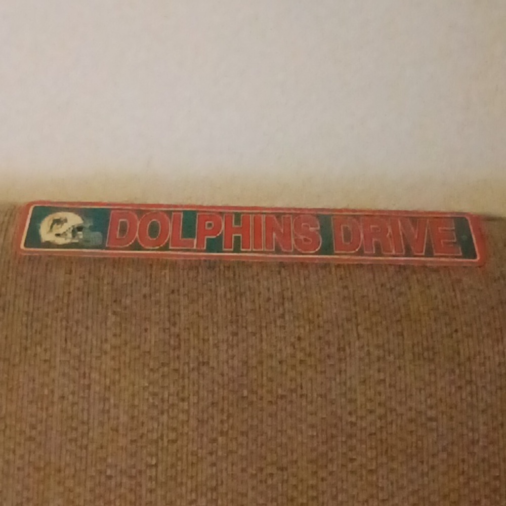 Mami Dolphins Wall Sign